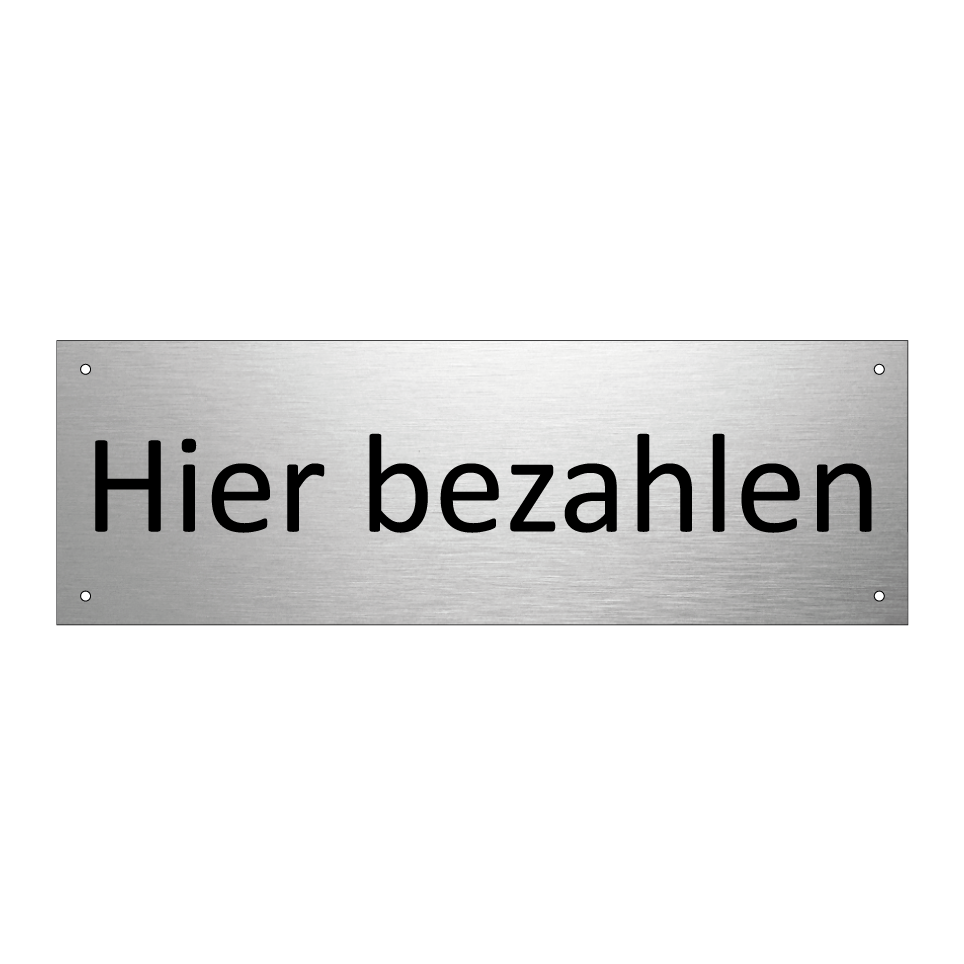 Hier bezahlen