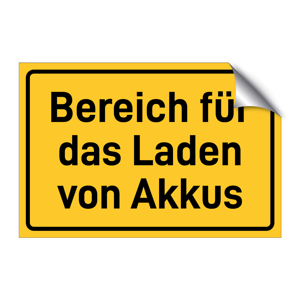 Bereich für das Laden von Akkus