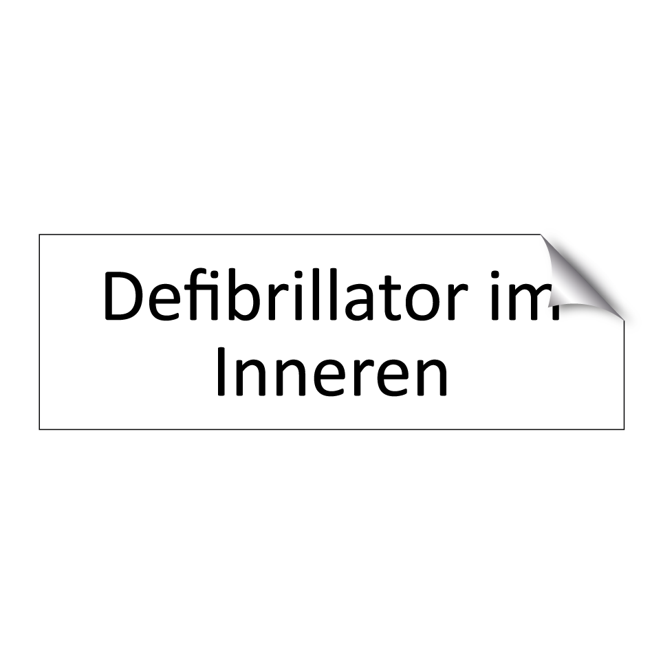 Defibrillator im Inneren
