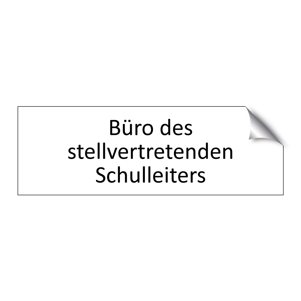 Büro des stellvertretenden Schulleiters