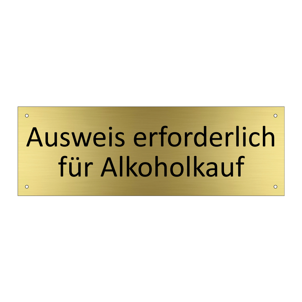 Ausweis erforderlich für Alkoholkauf