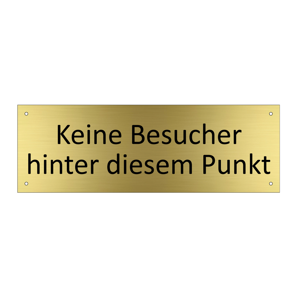 Keine Besucher hinter diesem Punkt