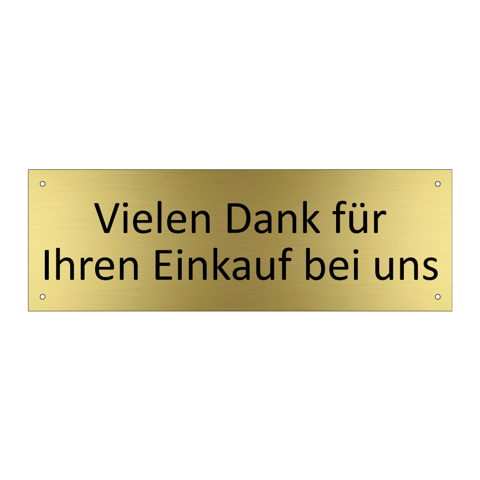 Vielen Dank für Ihren Einkauf bei uns