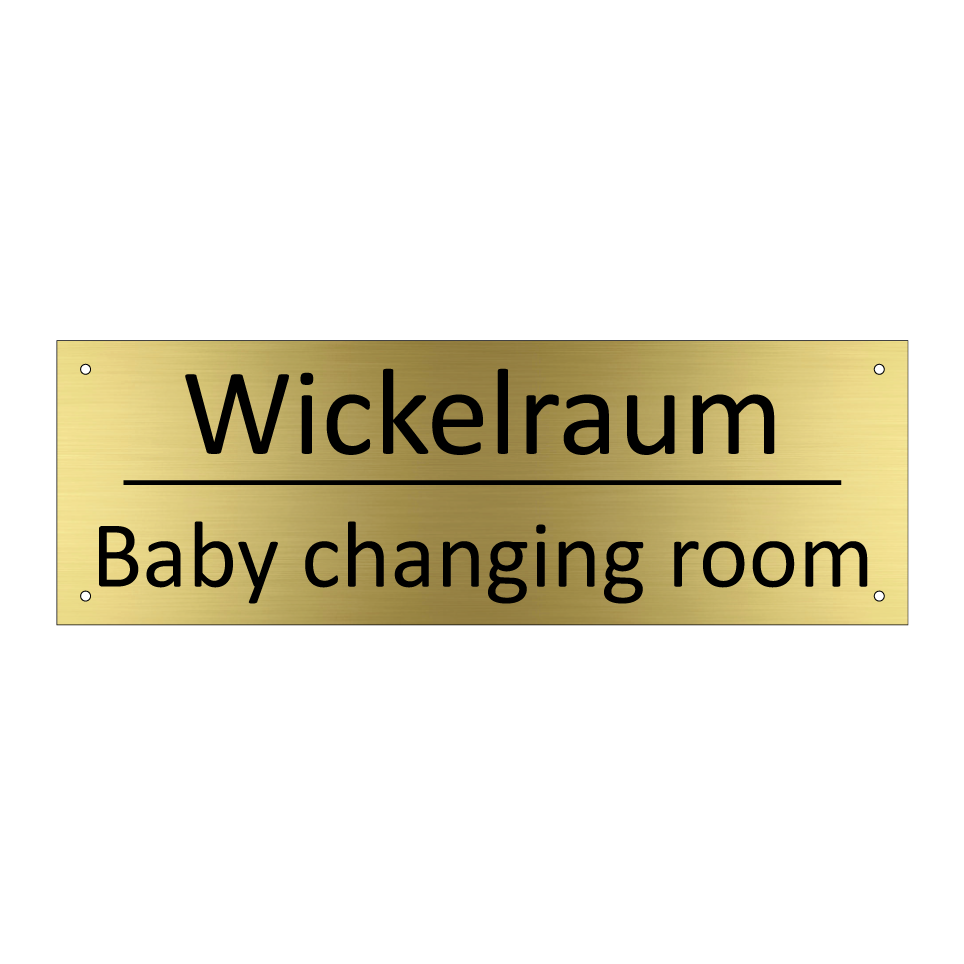 Wickelraum - Baby changing room