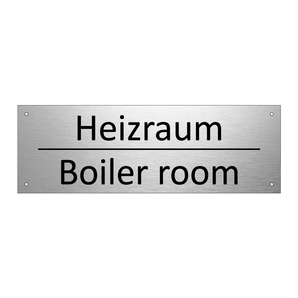 Heizraum - Boiler room