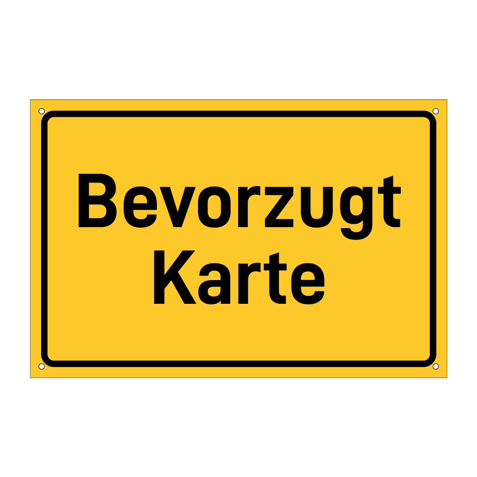 Bevorzugt Karte