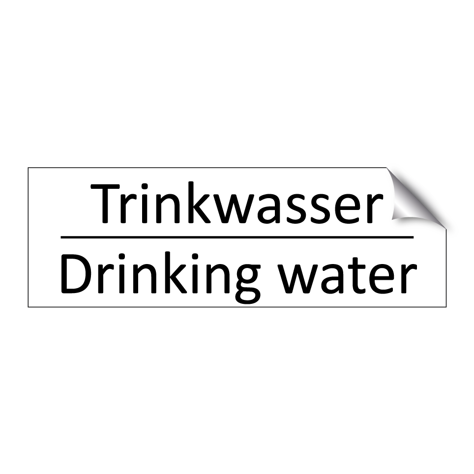 Trinkwasser - Drinking water