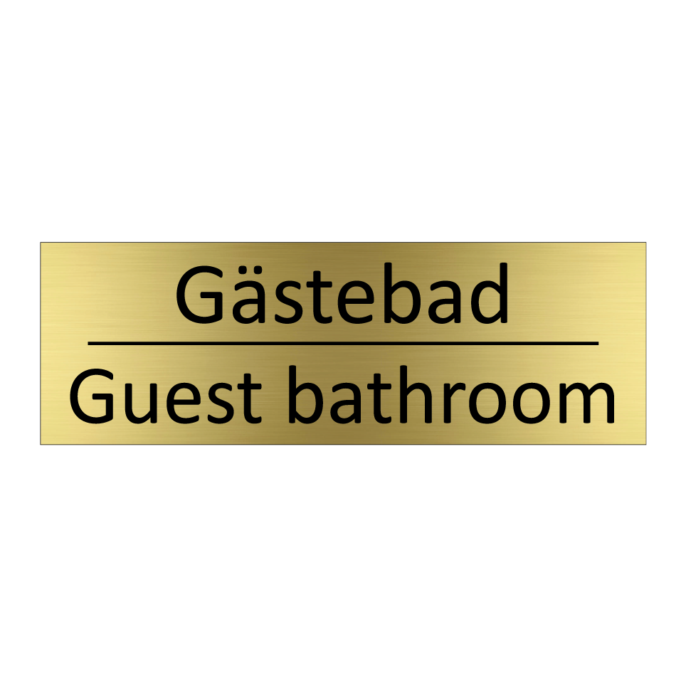 Gästebad - Guest bathroom