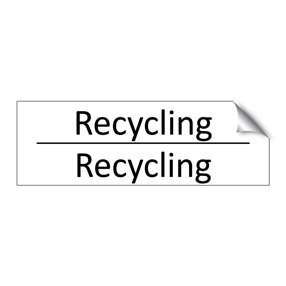 Recycling - Recycling