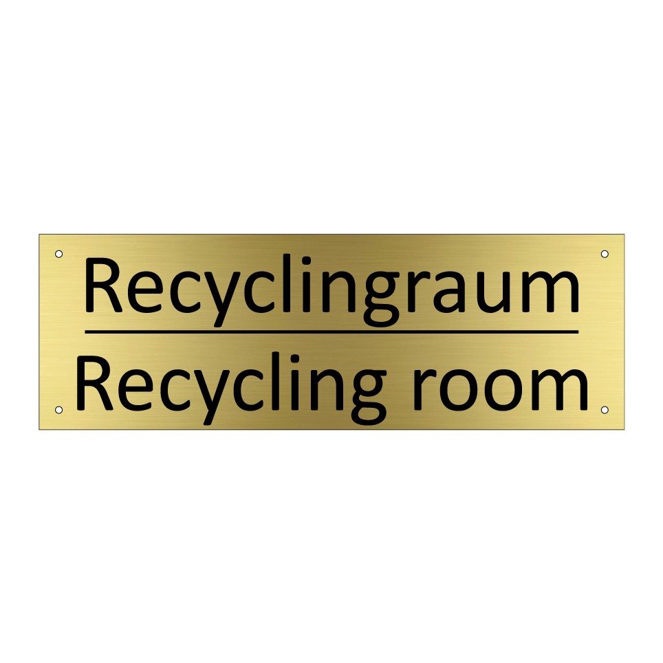 Recyclingraum - Recycling room