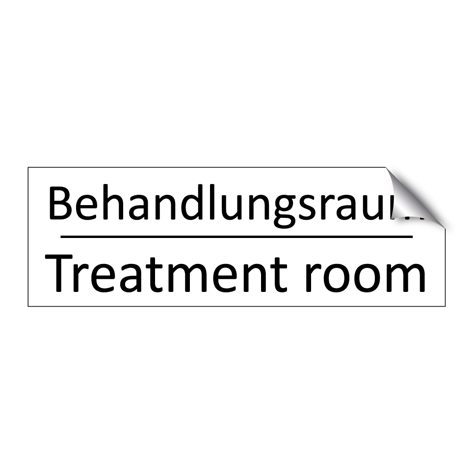 Behandlungsraum - Treatment room