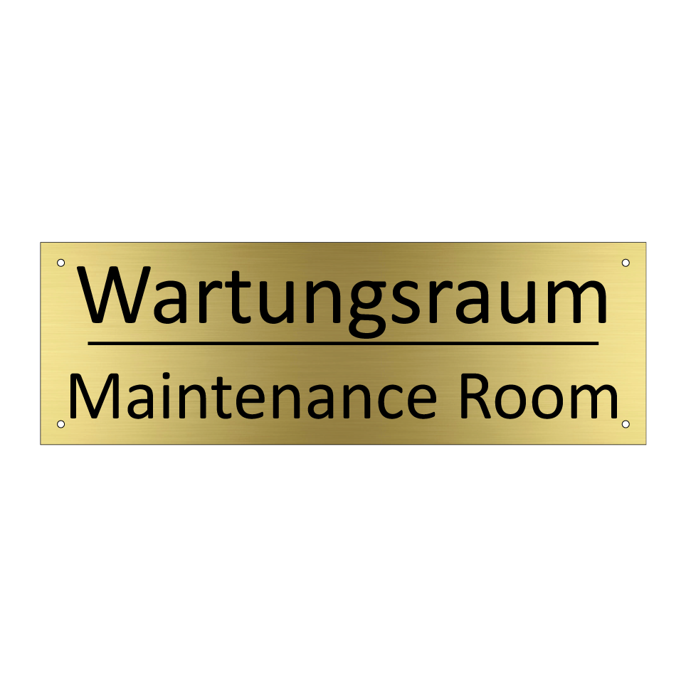 Wartungsraum - Maintenance Room