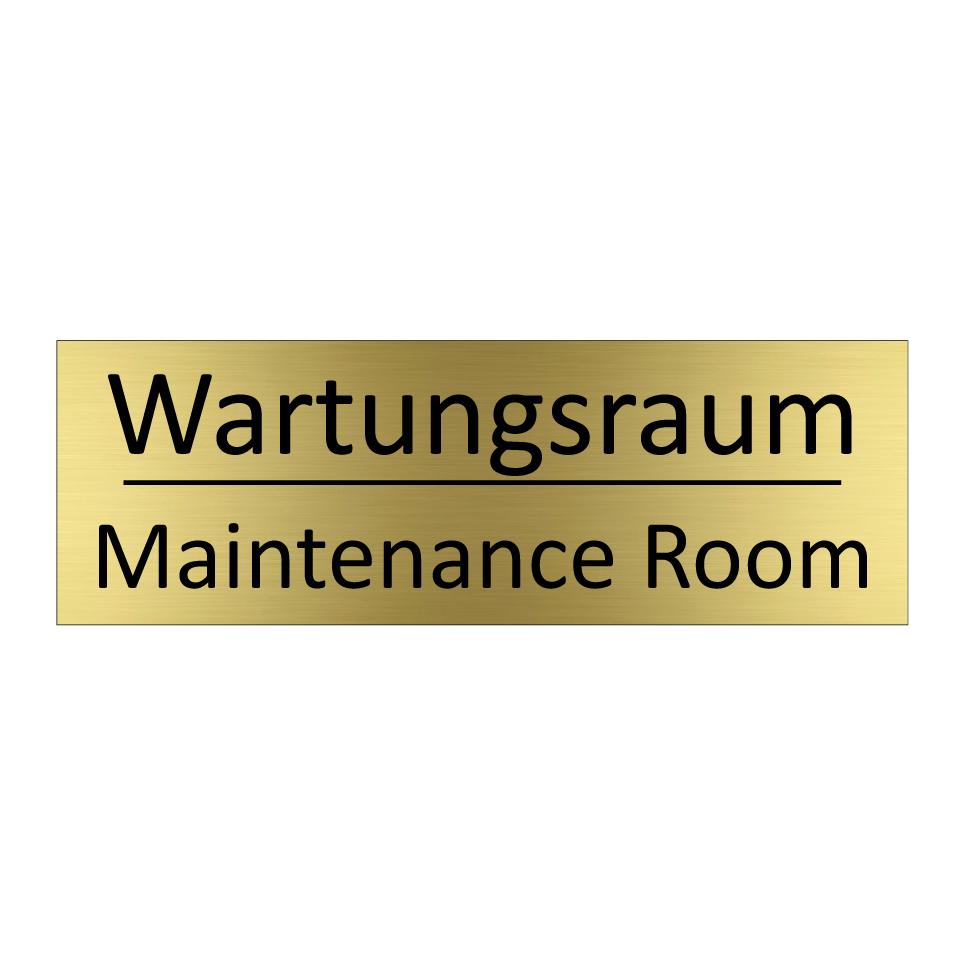 Wartungsraum - Maintenance Room