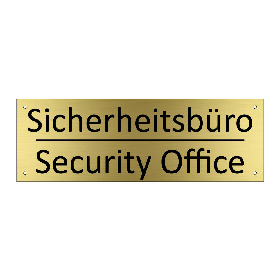 Sicherheitsbüro - Security Office
