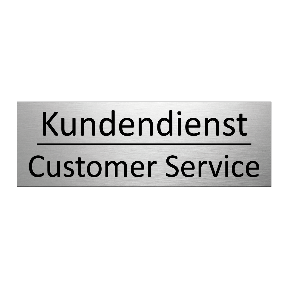 Kundendienst - Customer Service