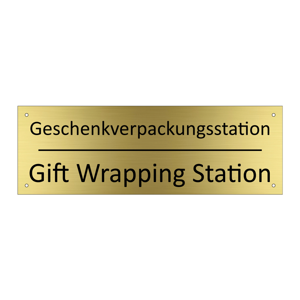 Geschenkverpackungsstation - Gift Wrapping Station