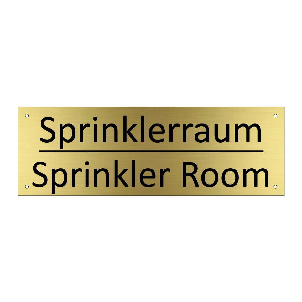 Sprinklerraum - Sprinkler Room