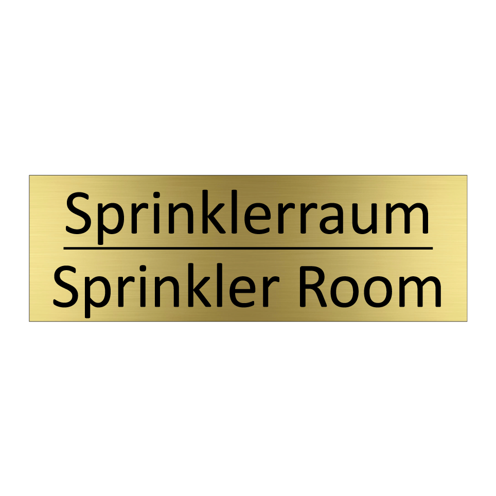 Sprinklerraum - Sprinkler Room