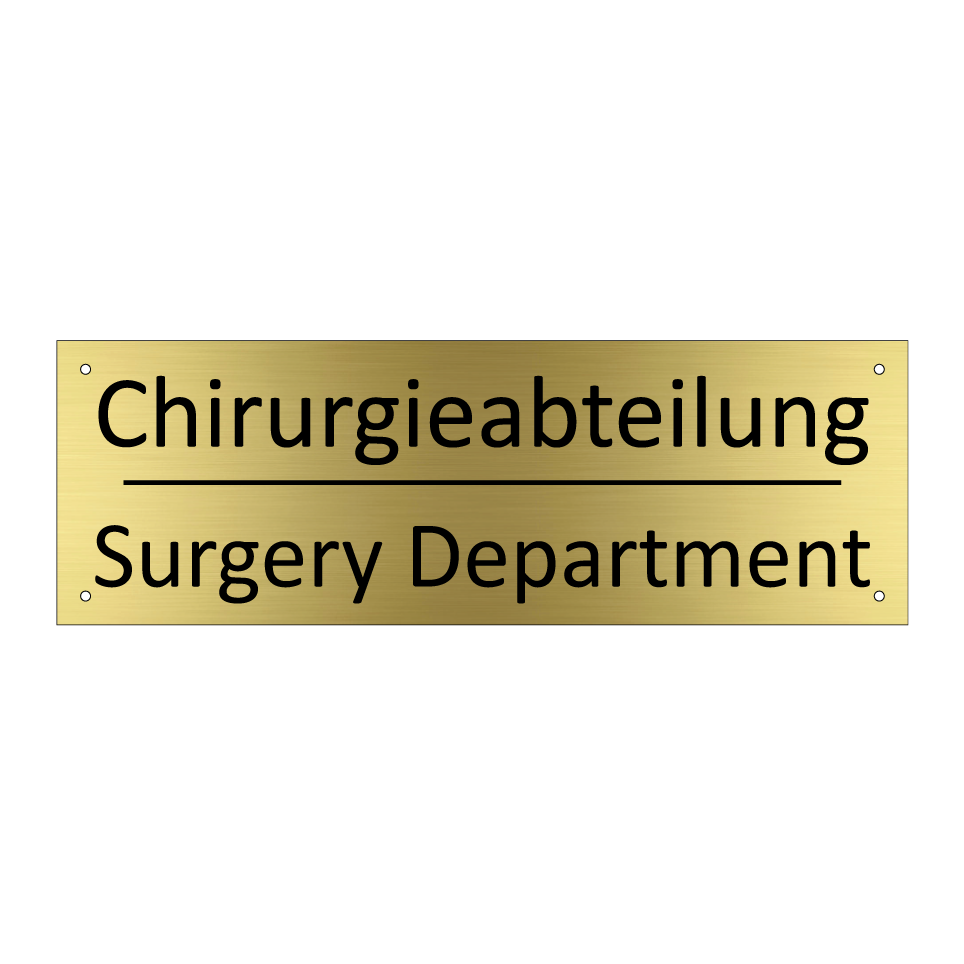 Chirurgieabteilung - Surgery Department
