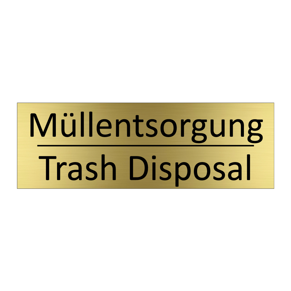 Müllentsorgung - Trash Disposal