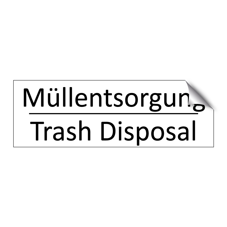 Müllentsorgung - Trash Disposal