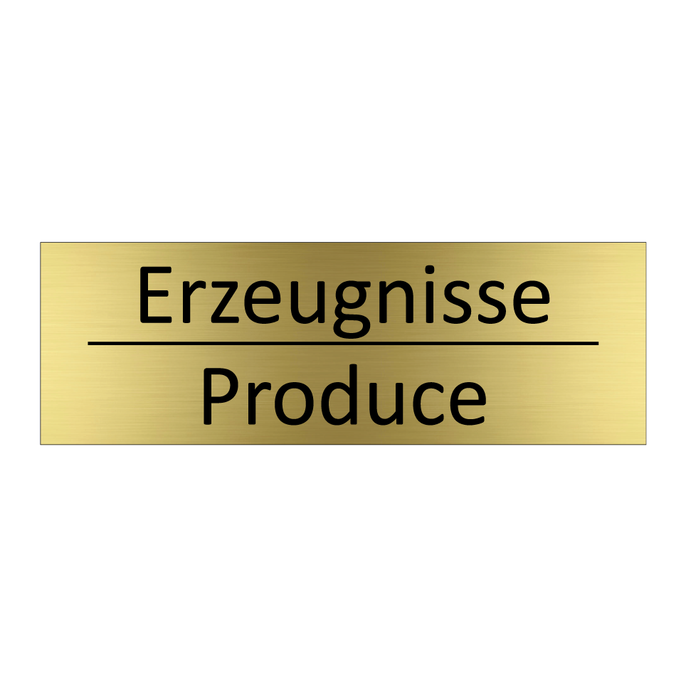 Erzeugnisse - Produce