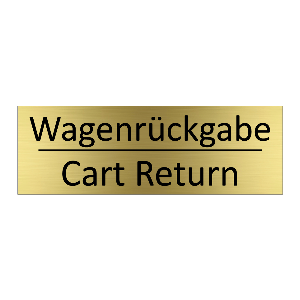 Wagenrückgabe - Cart Return
