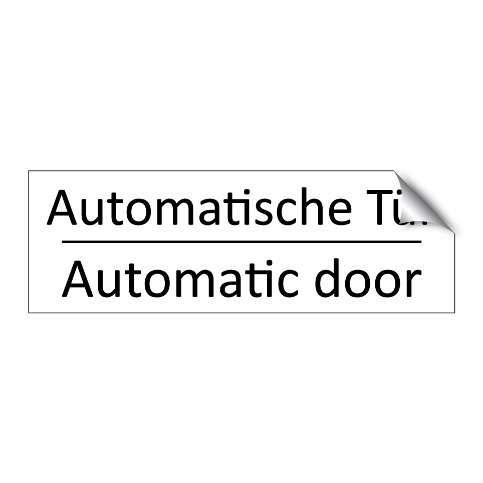 Automatische Tür - Automatic door