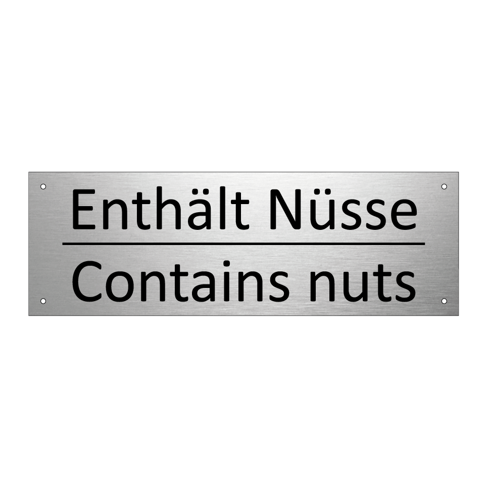 Enthält Nüsse - Contains nuts