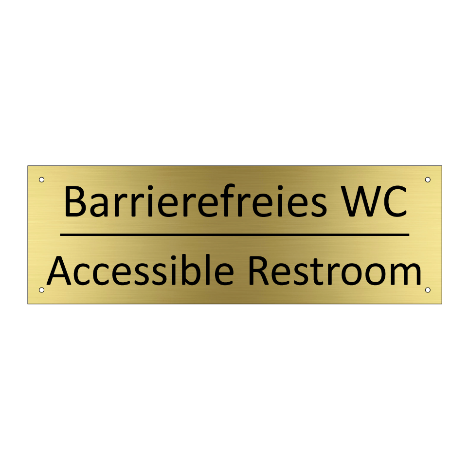 Barrierefreies WC - Accessible Restroom