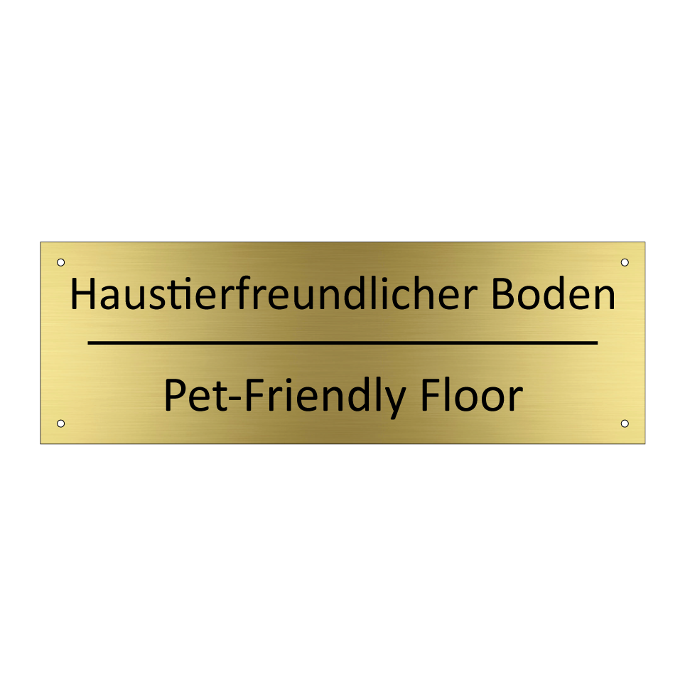 Haustierfreundlicher Boden - Pet-Friendly Floor