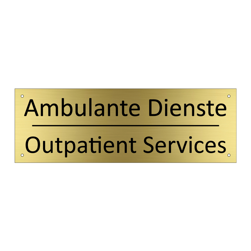 Ambulante Dienste - Outpatient Services
