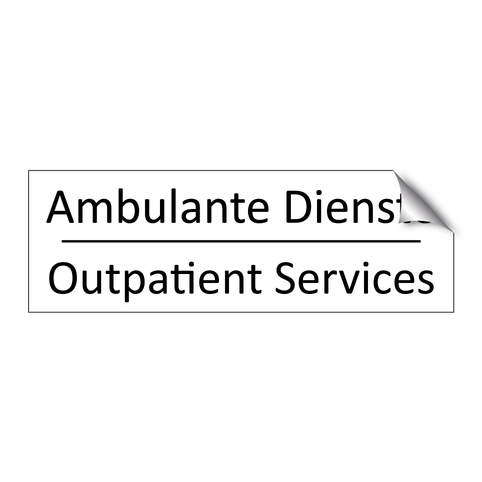 Ambulante Dienste - Outpatient Services