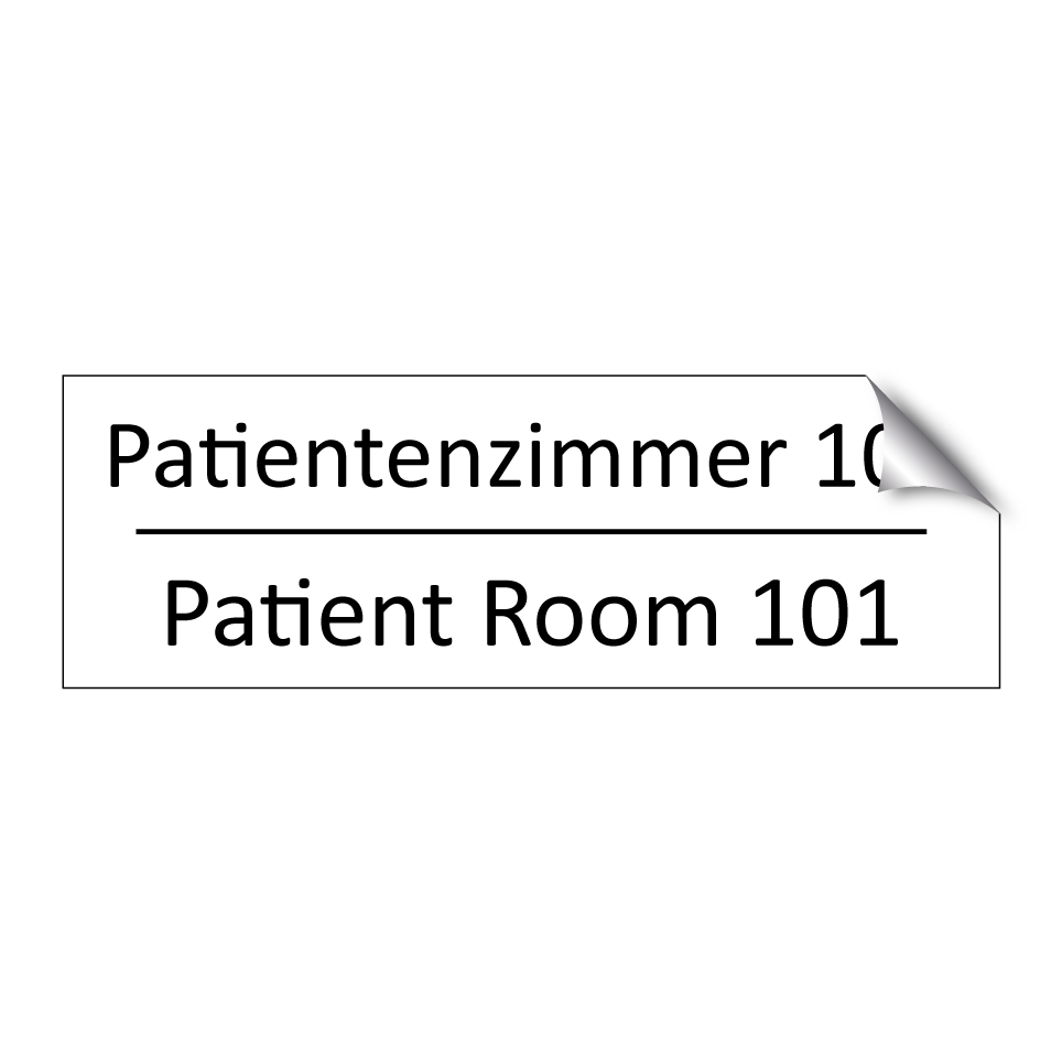 Patientenzimmer 101 - Patient Room 101