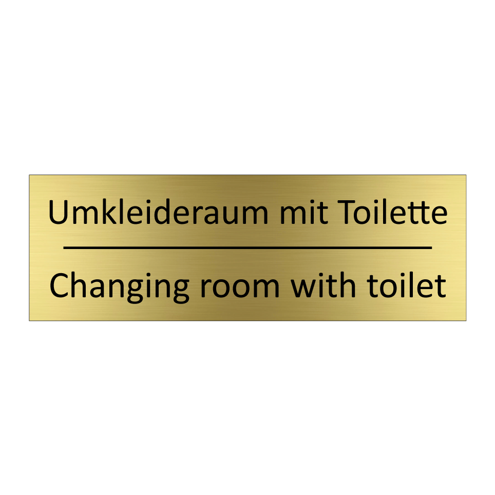 Umkleideraum mit Toilette - Changing room with toilet