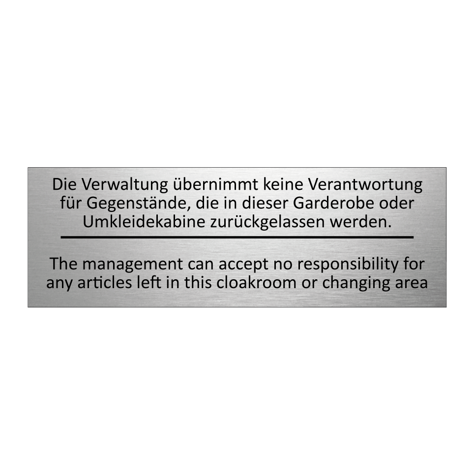 Die Verwaltung übernimmt keine /.../ - The management can accept no responsibility /.../