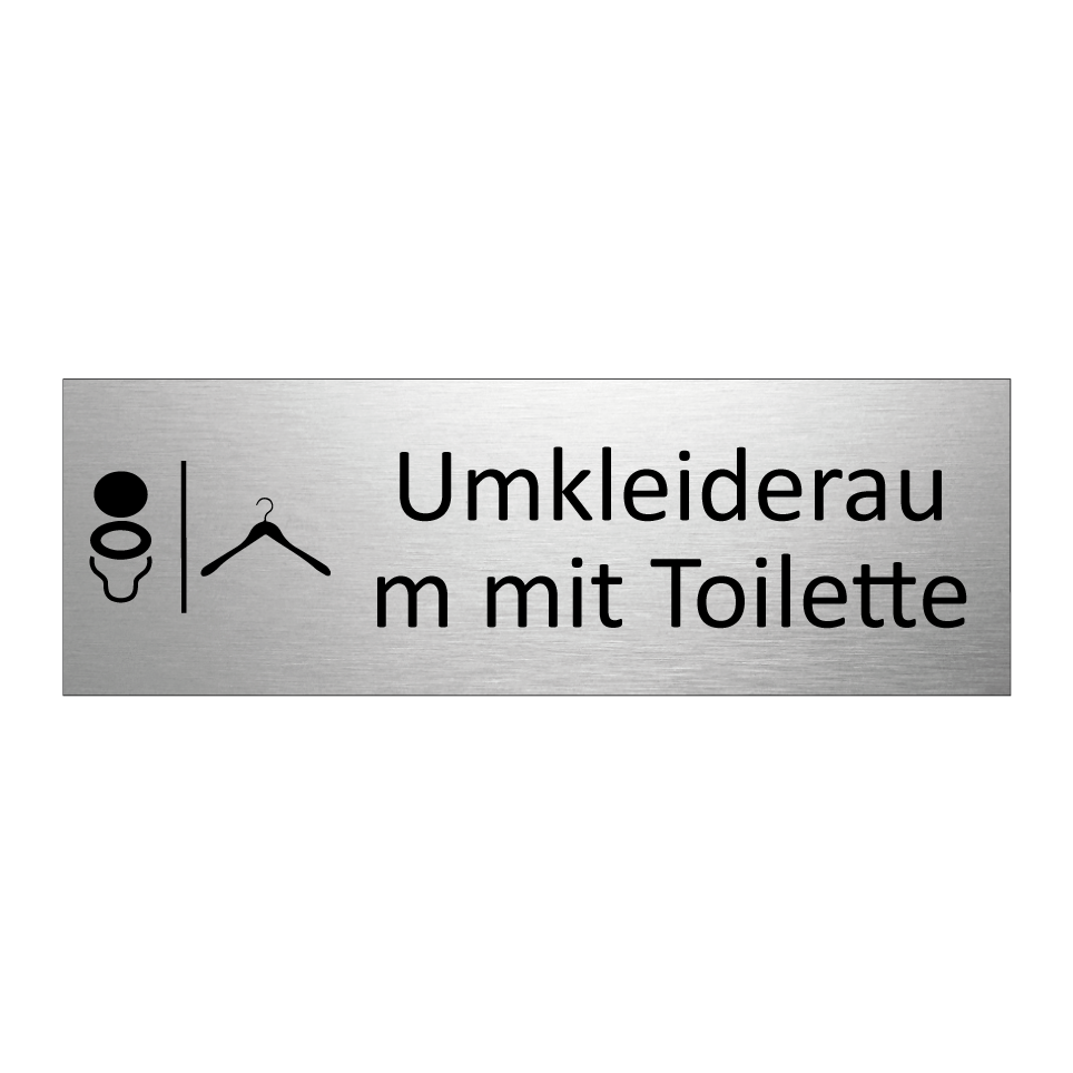Umkleideraum mit Toilette