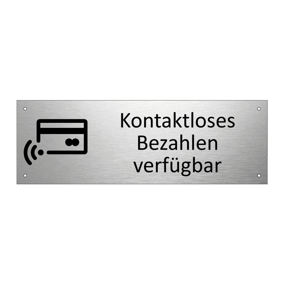 Kontaktloses Bezahlen verfügbar