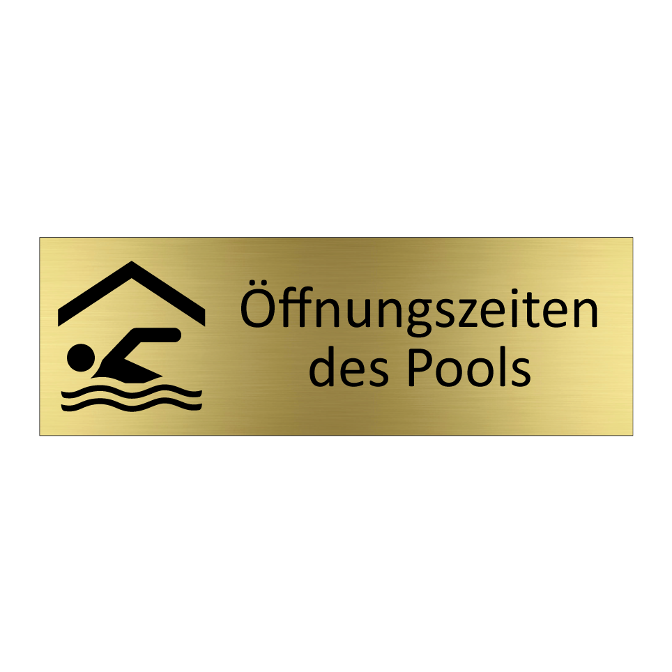 Öffnungszeiten des Pools