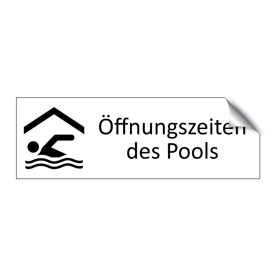 Öffnungszeiten des Pools