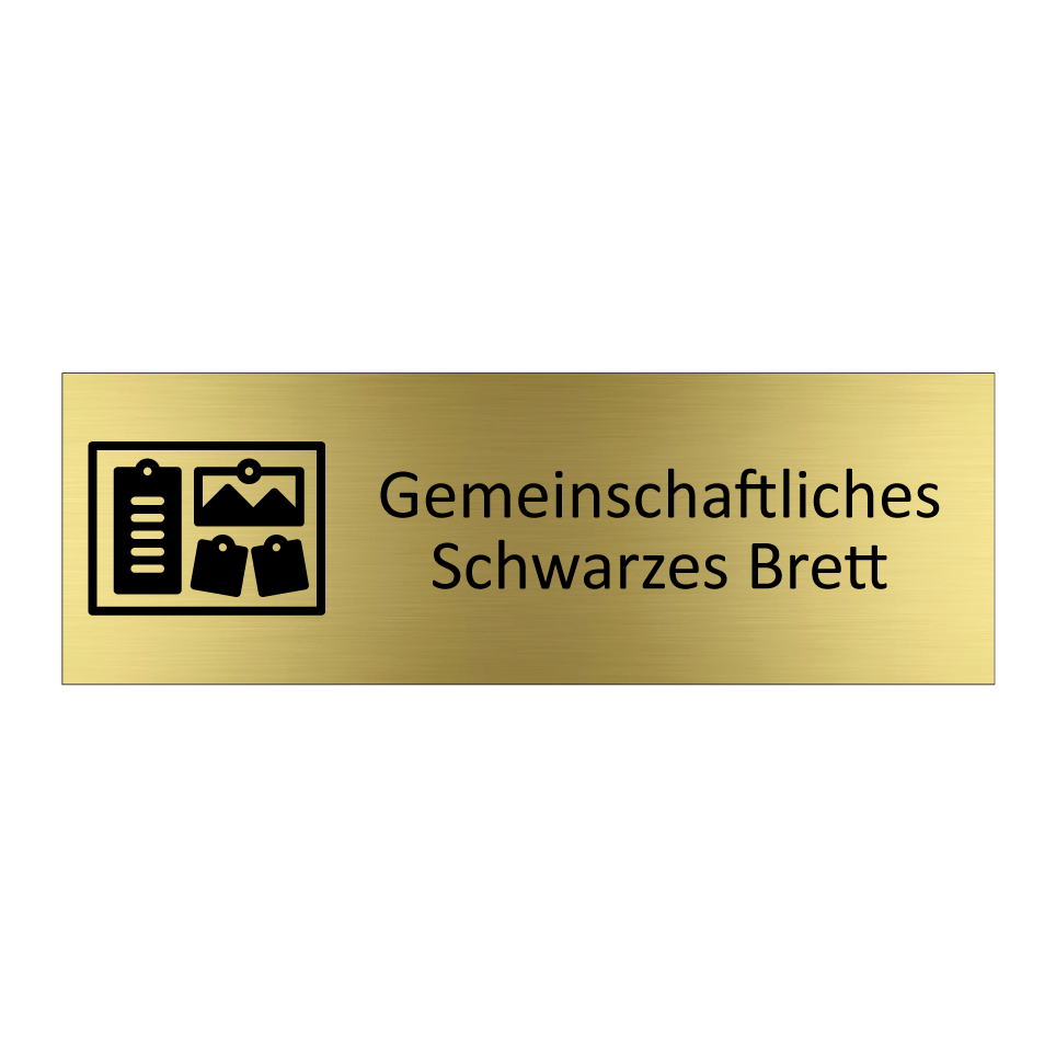 Gemeinschaftliches Schwarzes Brett