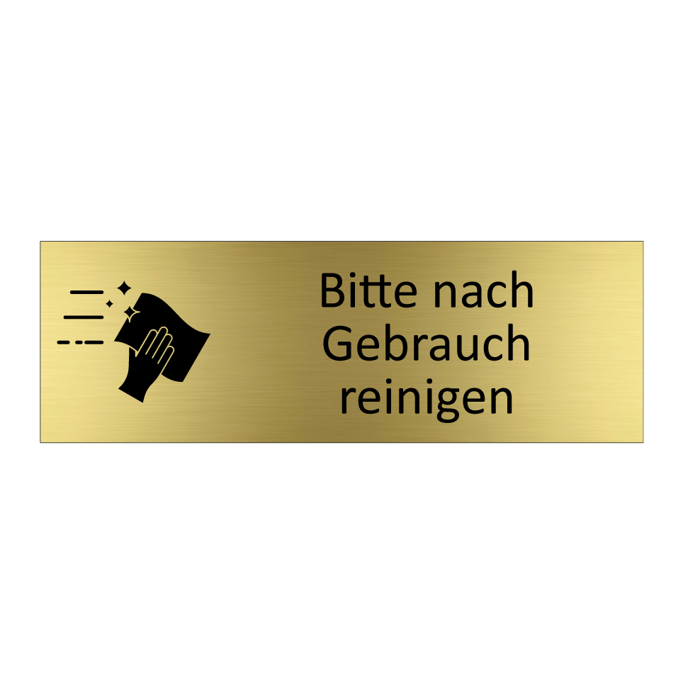 Bitte nach Gebrauch reinigen
