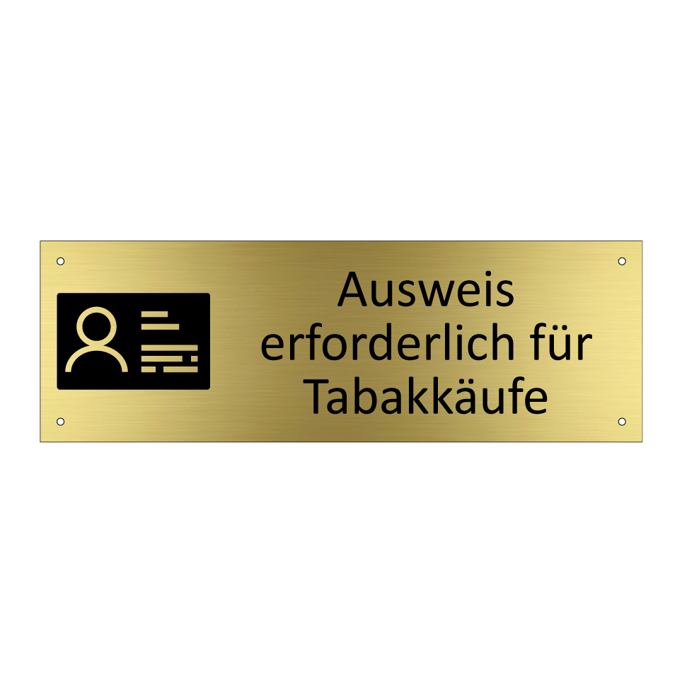 Ausweis erforderlich für Tabakkäufe