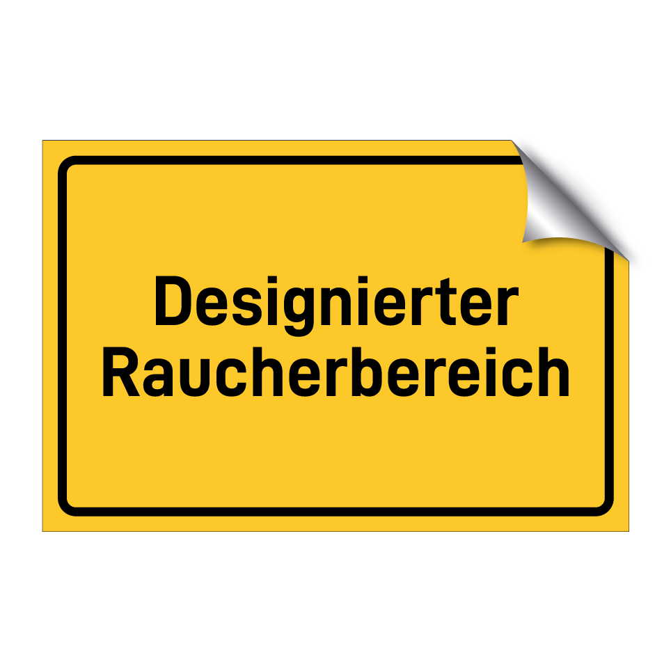 Designierter Raucherbereich