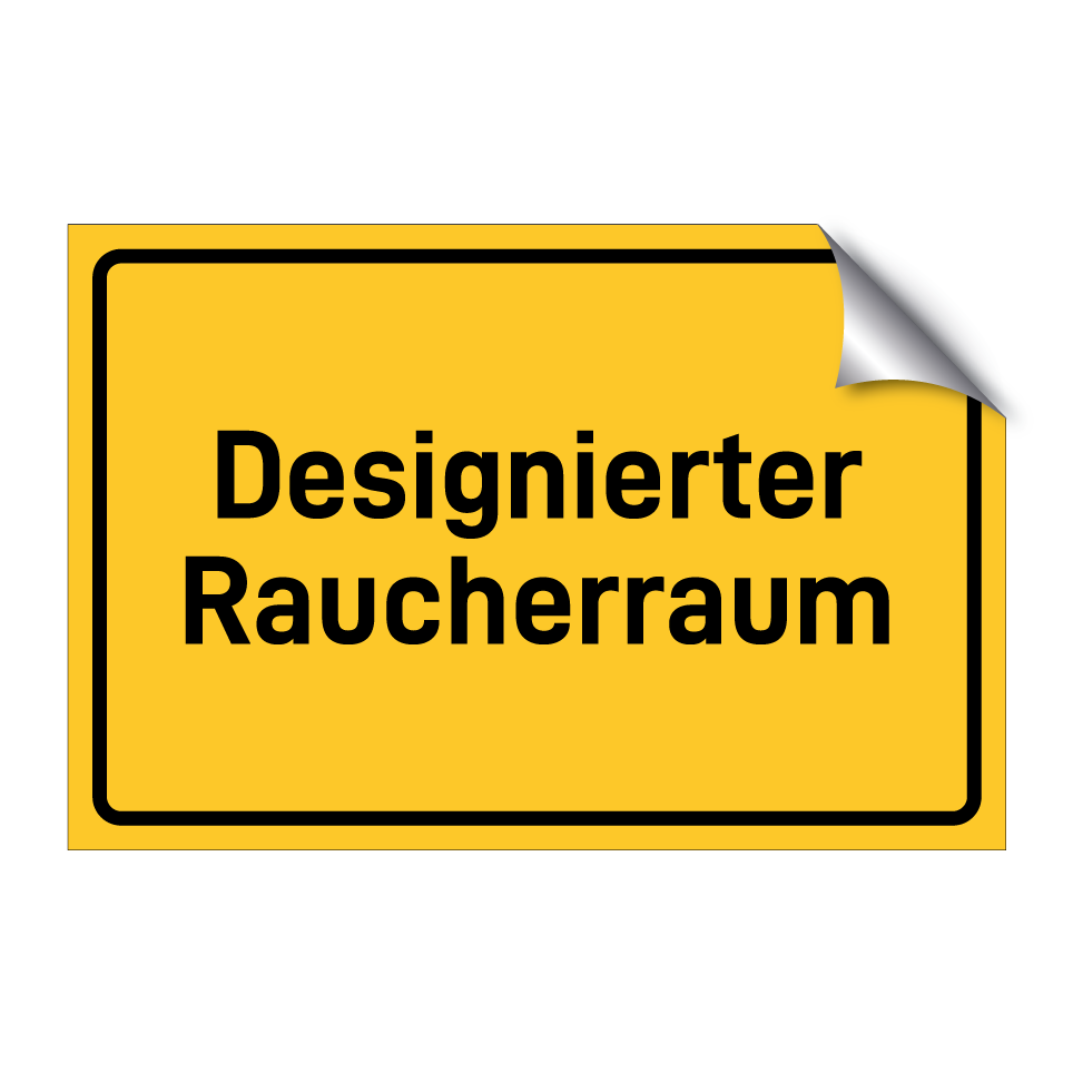 Designierter Raucherraum