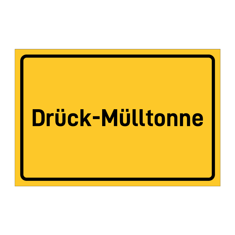 Drück-Mülltonne