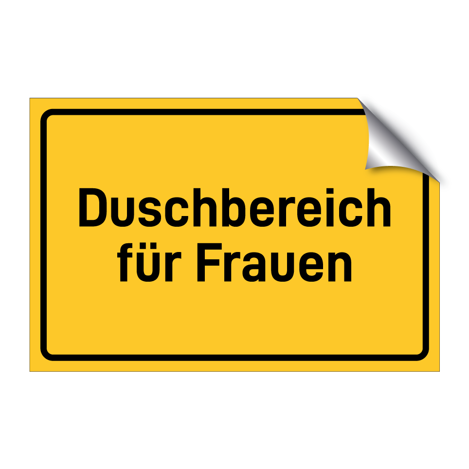 Duschbereich für Frauen