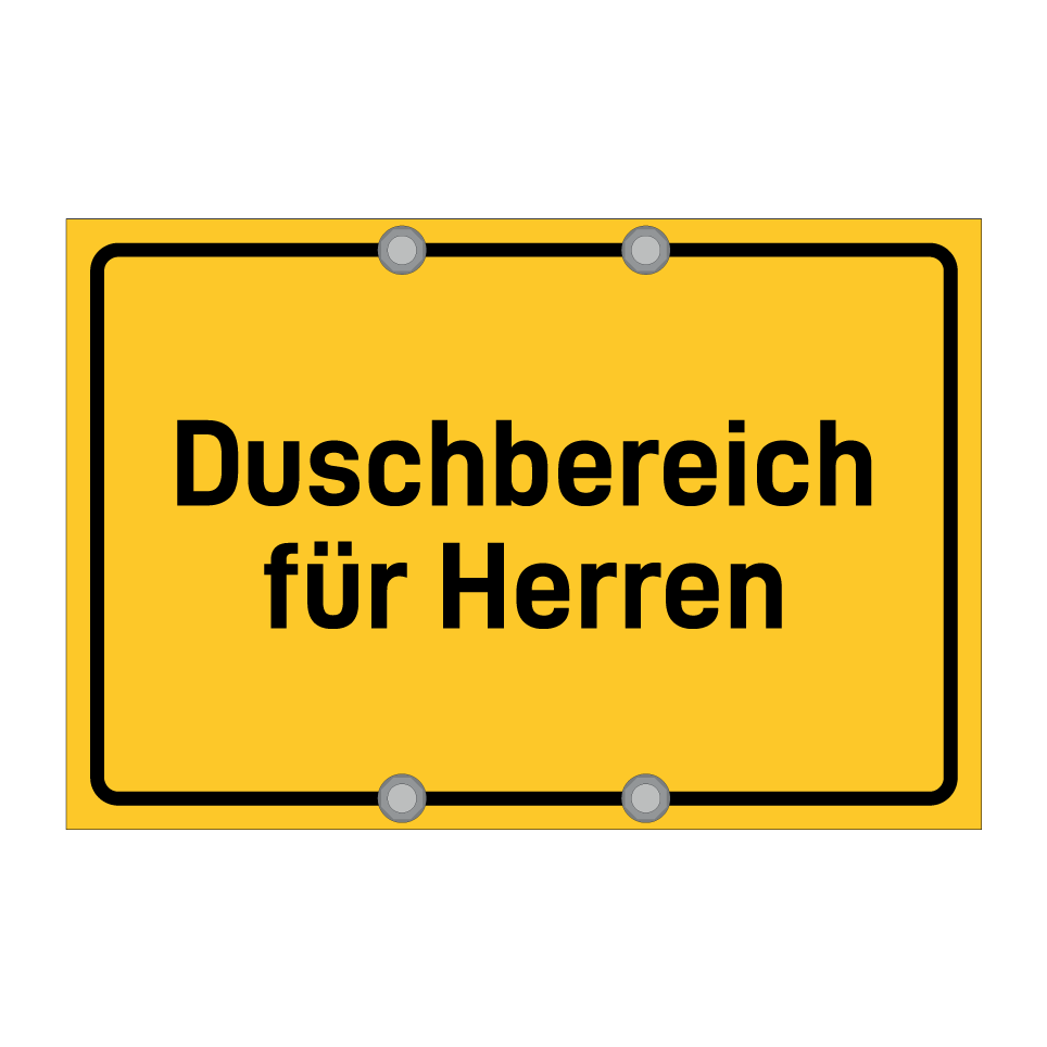 Duschbereich für Herren