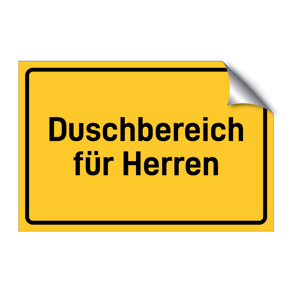 Duschbereich für Herren
