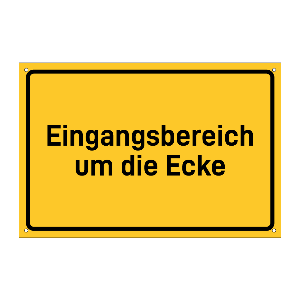 Eingangsbereich um die Ecke